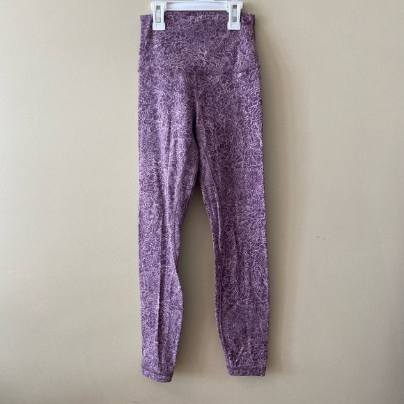 LULULEMON Align Pant in Arabesque Antoinette Smoky Quartz. Size 2 Dot Confirmed - Picture 6 of 13
